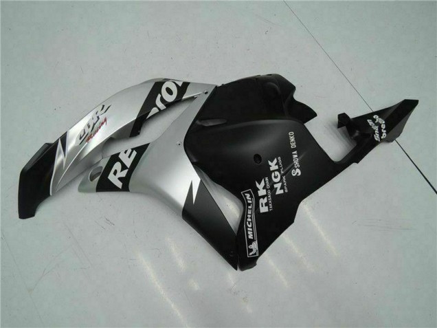 Carenado Moto Honda CBR600RR 2009-2012 - Plata Negro Mate Repsol