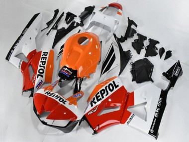 Carenados Moto Honda CBR600RR 2013-2023 - Naranja Blanco Rojo Negro Brillante Repsol