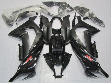 Carenados Moto Kawasaki ZX10R 2011-2015 - Negro Brillante Negro Mate Rojo Calcomanía