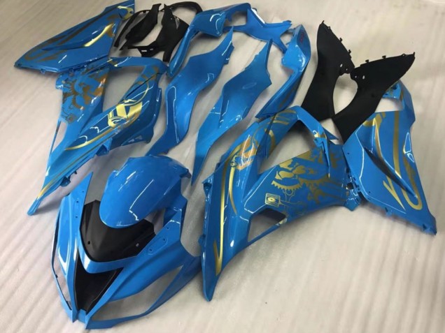 Carenados Moto Kawasaki ZX10R 2016-2020 - Azul Oro