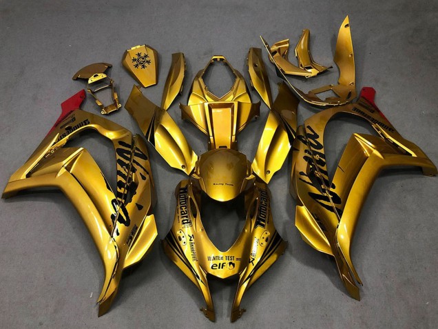 Carenados Moto Kawasaki ZX10R 2016-2020 - Oro Negro Rojo