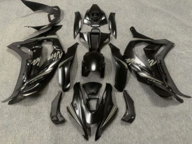 Carenados Moto Kawasaki ZX10R 2016-2020 - Negro Mate Gris Ninja