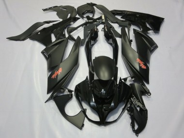 Carenados Moto Kawasaki ZX6R 2009-2012 - Negro Mate Negro Brillante Rojo Ninja