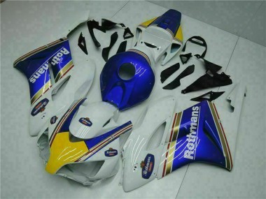 Carenados Moto Honda CBR1000RR 2004-2005 - Blanco Azul Amarillo Rothmans