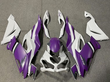 Carenados Moto Kawasaki ZX6R 2019-2022 - Blanco Púrpura