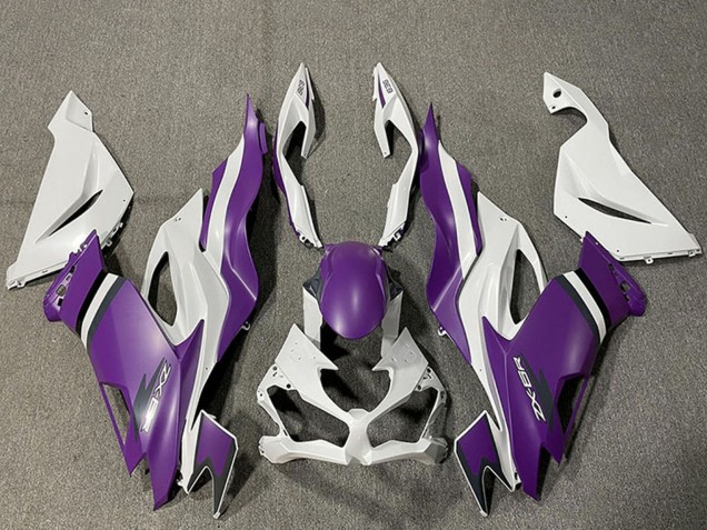 Carenados Moto Kawasaki ZX6R 2019-2022 - Blanco Púrpura