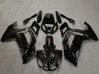 Carenados Moto Kawasaki Ninja 650R 2009-2011 - Negro Brillante Verde