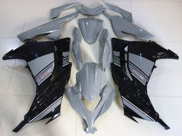 Carenados Moto Kawasaki Ninja 300 2013-2024 - Nardo Gris Negro