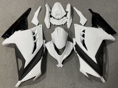 Carenados Moto Kawasaki Ninja 300 2013-2024 - Blanco Negro