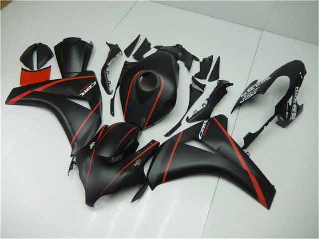 Carenado Moto Honda CBR1000RR 2008-2011 - Negro Mate Rojo