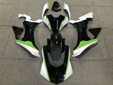 Carenados Moto Yamaha R1 2015-2019 - Blanco Verde Negro Brillante