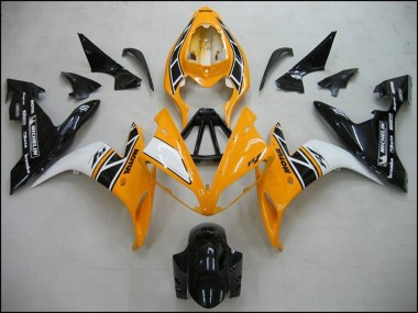 Carenados Moto Yamaha R1 2004-2006 - Amarillo Blanco Negro OEM Estilo