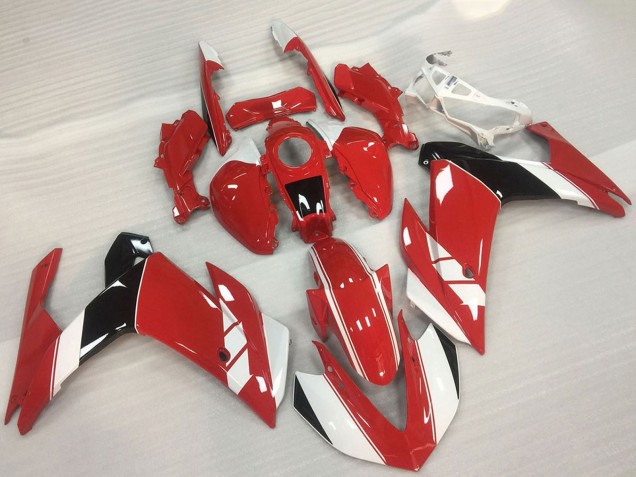 Carenado Moto Yamaha R3 2015-2018 - Rojo Blanco Negro Brillante