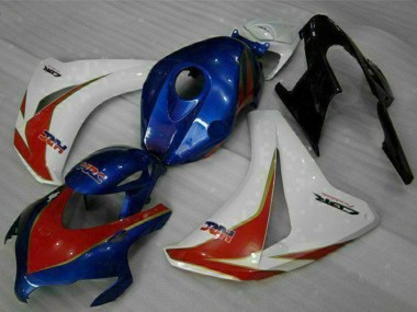 Kit Carenado Moto Honda CBR1000RR 2008-2011 - Blanco Rojo Azul HRC