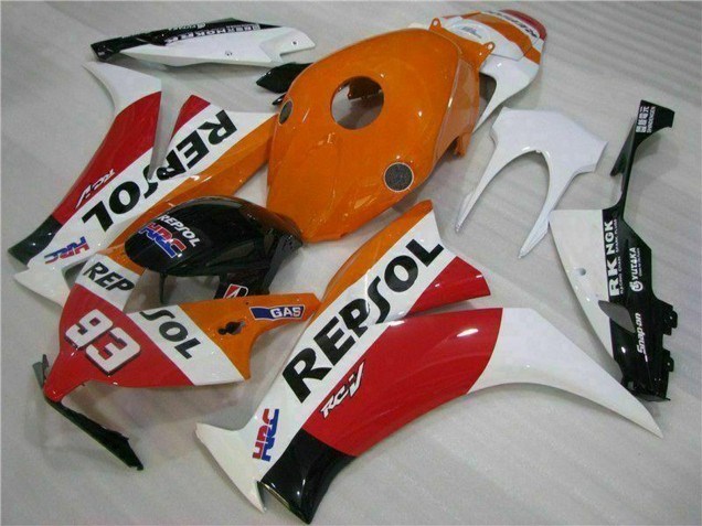 Carenados Moto Honda CBR1000RR 2012-2016 - Blanco Naranja Rojo Negro Brillante HRC Repsol 93