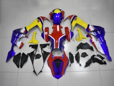 Carenado Moto Honda CBR1000RR 2017-2023 - Blanco Rojo Azul Amarillo
