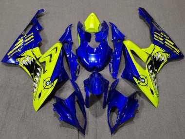 Carenados Moto BMW S1000RR 2009-2014 - Amarillo Azul Tiburón
