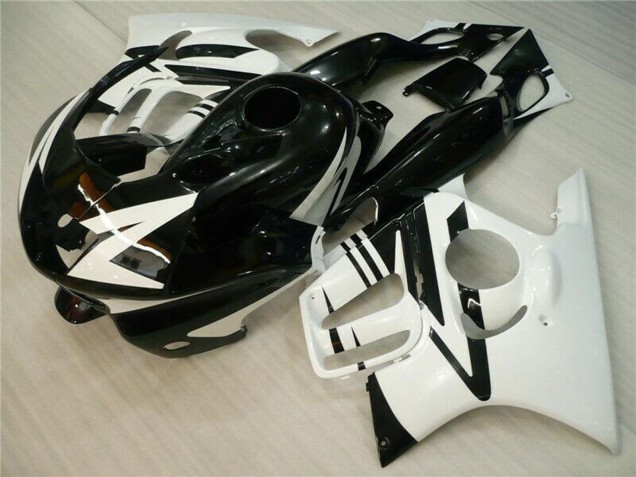 Carenado Moto Honda CBR600 F3 1995-1996 - Blanco Negro Brillante