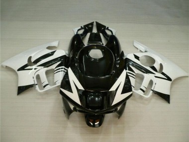 Carenado Moto Honda CBR600 F3 1995-1996 - Blanco Negro Brillante