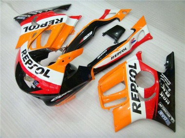 Carenados Moto Honda CBR600 F3 1995-1996 - Naranja Blanco Rojo Negro Brillante Repsol
