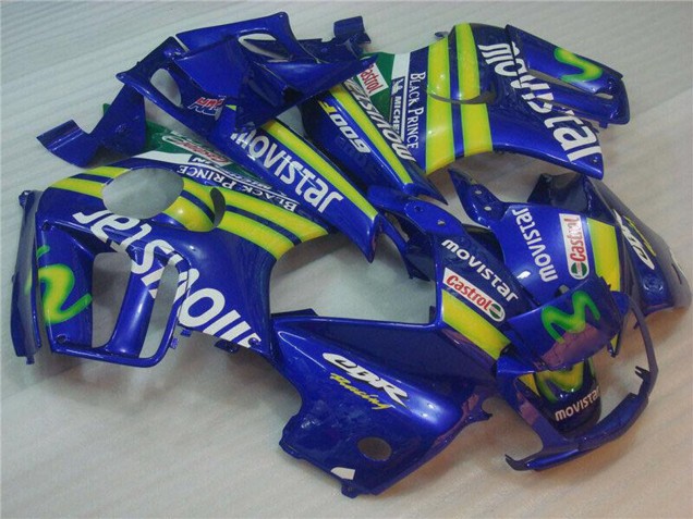 Carenado Moto Honda CBR600 F3 1995-1996 - Azul Verde Amarillo MoviStar Rojo Castrol