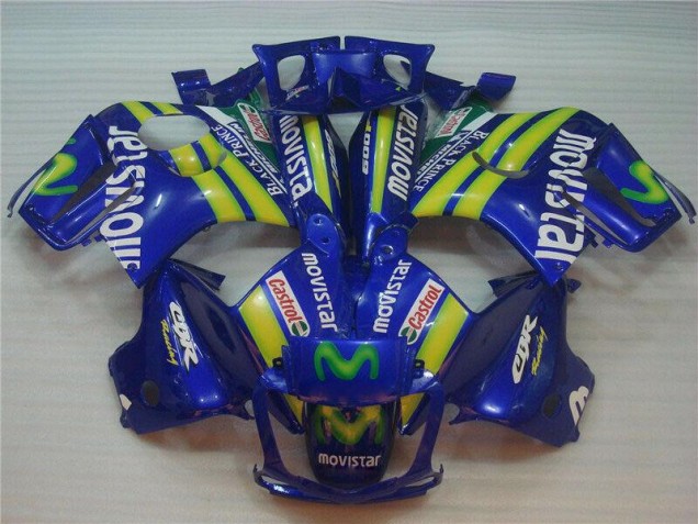 Carenado Moto Honda CBR600 F3 1995-1996 - Azul Verde Amarillo MoviStar Rojo Castrol
