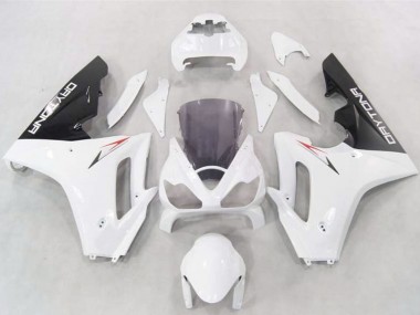 Carenados Moto Triumph Daytona 675 2006-2008 - Blanco Negro Brillante