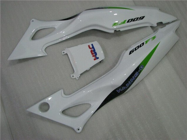 Carenado Moto Honda CBR600 F3 1995-1996 - Blanco Plata Verde Hannspree