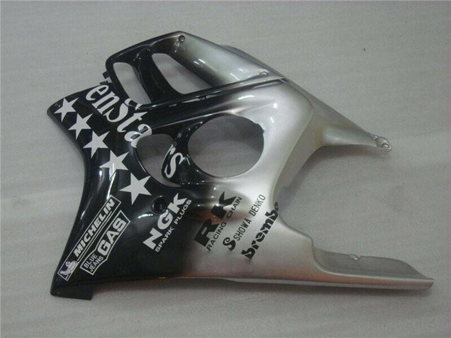 Carenado Moto Honda CBR600 F3 1995-1996 - Plata Negro Brillante SevenStars