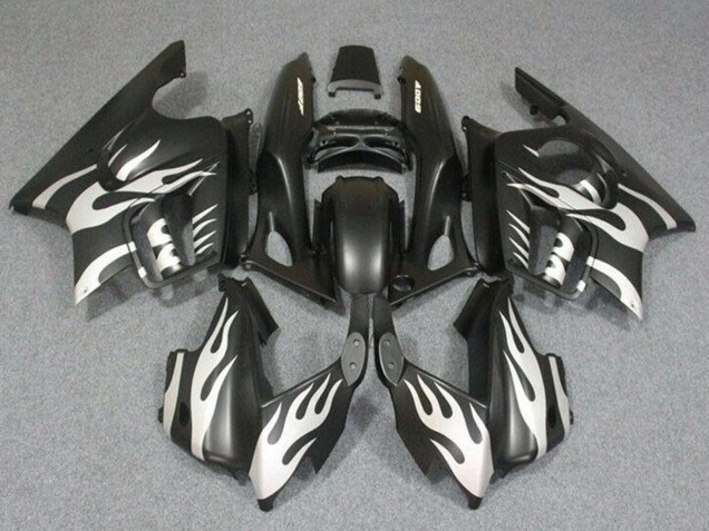 Carenado Moto Honda CBR600 F3 1995-1996 - Blanco Negro Mate Llama