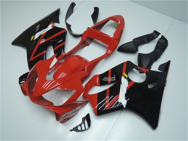 Carenados Moto Honda CBR600 F4i 2001-2003 - Rojo Negro Brillante