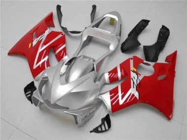 Kits Carenado Moto Honda CBR600 F4i 2001-2003 - Plata Rojo
