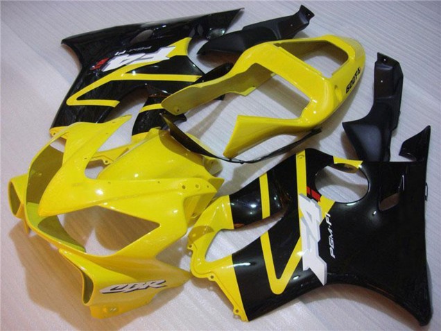 Carenados Moto Honda CBR600 F4i 2001-2003 - Amarillo Negro Brillante