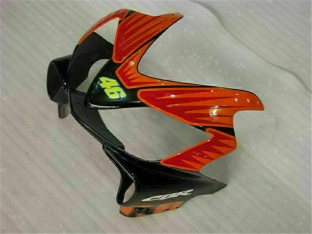 Carenado Moto Honda CBR600 F4i 2001-2003 - Amarillo Naranja Negro Brillante Rossi 46