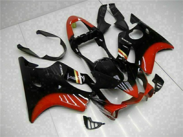 Kits Carenados Moto Honda CBR600 F4i 2001-2003 - Rojo Negro Brillante