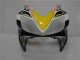 Carenado Moto Honda CBR600 F4i 2001-2003 - Blanco Amarillo Negro Brillante Playboy