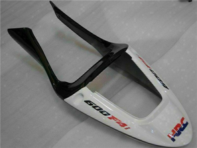 Carenado Moto Honda CBR600 F4i 2001-2003 - Blanco Amarillo Negro Brillante Playboy