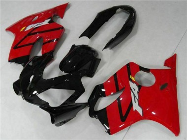 Carenados Moto Honda CBR600 F4i 2004-2007 - Rojo Negro Brillante