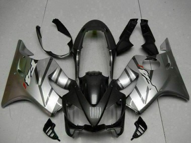 Carenado Moto Honda CBR600 F4i 2004-2007 - Plata Negro Mate