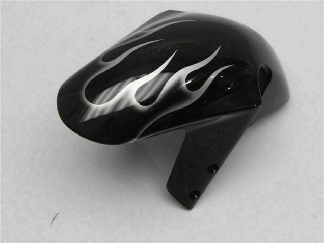 Carenado Moto Suzuki GSXR 600/750 2001-2003 - Negro Brillante Plata Llama