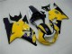 Carenado Moto Suzuki GSXR 600/750 2001-2003 - Amarillo Azul Oscuro Negro Brillante