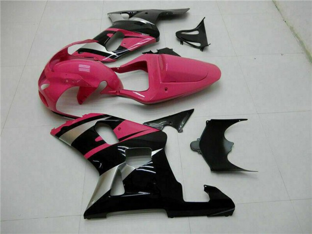 Carenado Moto Suzuki GSXR 600/750 2001-2003 - Rosa Plata Negro Brillante
