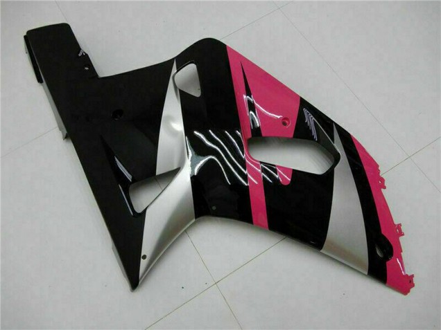 Carenado Moto Suzuki GSXR 600/750 2001-2003 - Rosa Plata Negro Brillante