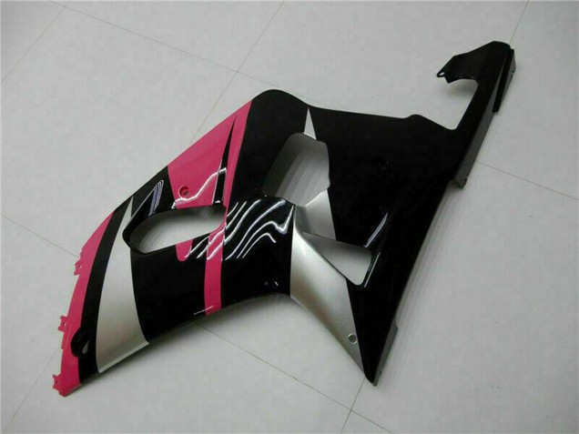 Carenado Moto Suzuki GSXR 600/750 2001-2003 - Rosa Plata Negro Brillante