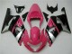 Carenado Moto Suzuki GSXR 600/750 2001-2003 - Rosa Plata Negro Brillante