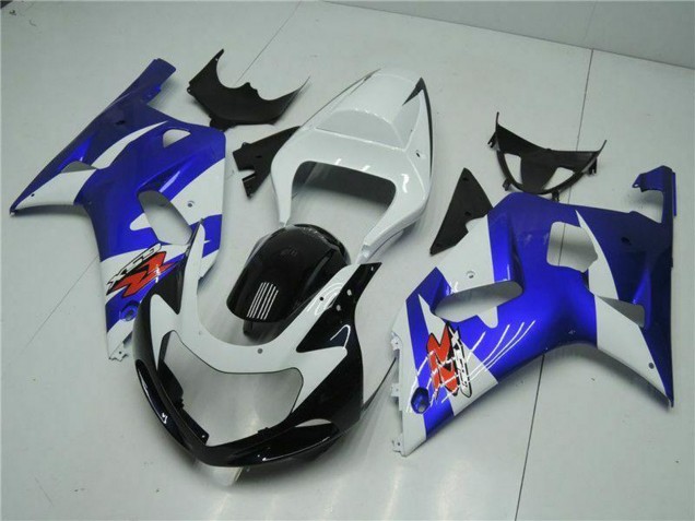 Carenado Moto Suzuki GSXR 600/750 2001-2003 - Blanco Azul Negro