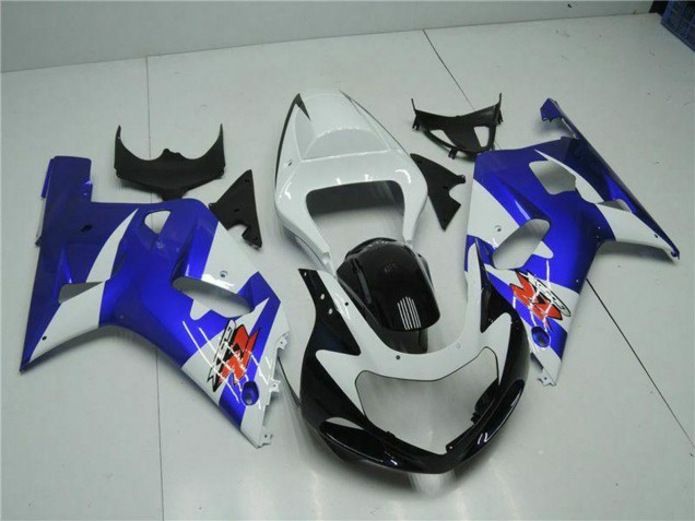 Carenado Moto Suzuki GSXR 600/750 2001-2003 - Blanco Azul Negro