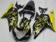 Carenado Moto Suzuki GSXR 600/750 2001-2003 - Negro Brillante Amarillo Llama