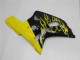 Carenado Moto Suzuki GSXR 600/750 2001-2003 - Negro Brillante Amarillo Llama