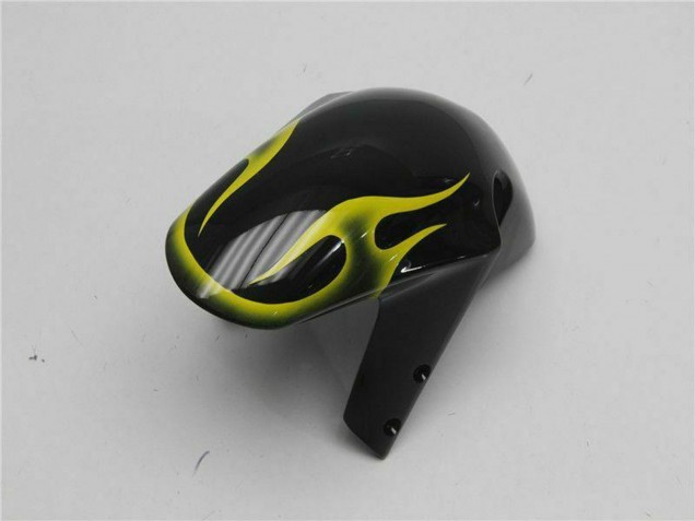 Carenado Moto Suzuki GSXR 600/750 2001-2003 - Negro Brillante Amarillo Llama